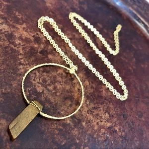 Tigers Eye Circle of Protection Necklace